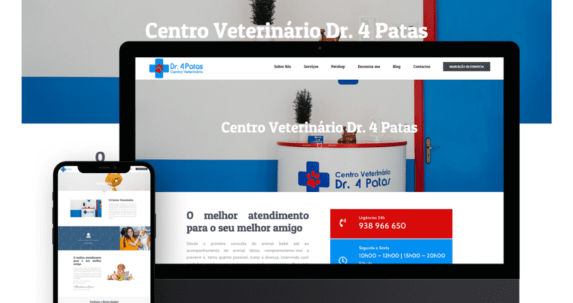 Website Dr. 4Patas Mirandela