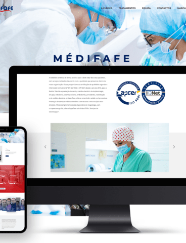 Desenvolvimento de Website Médifafe