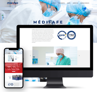 Desenvolvimento de Website Médifafe