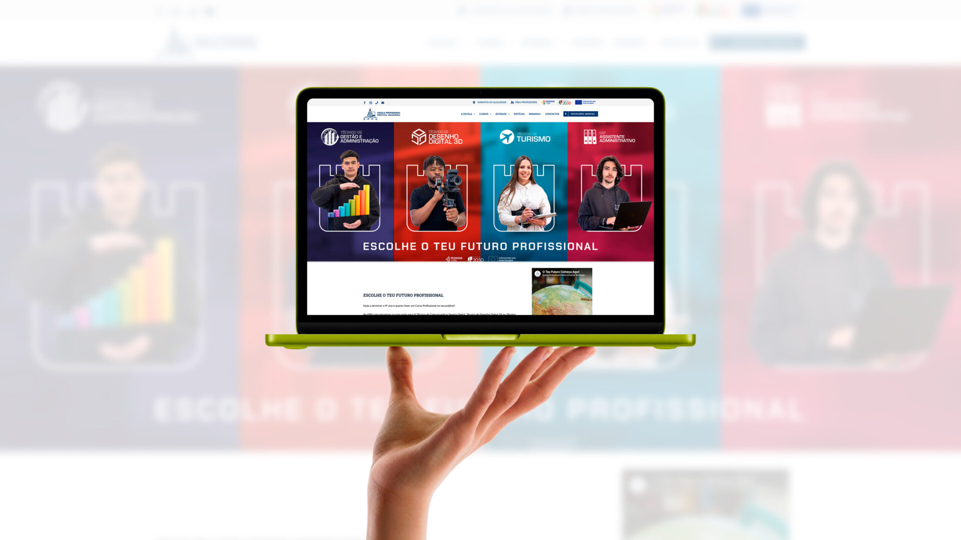 Website EPPU Bragança