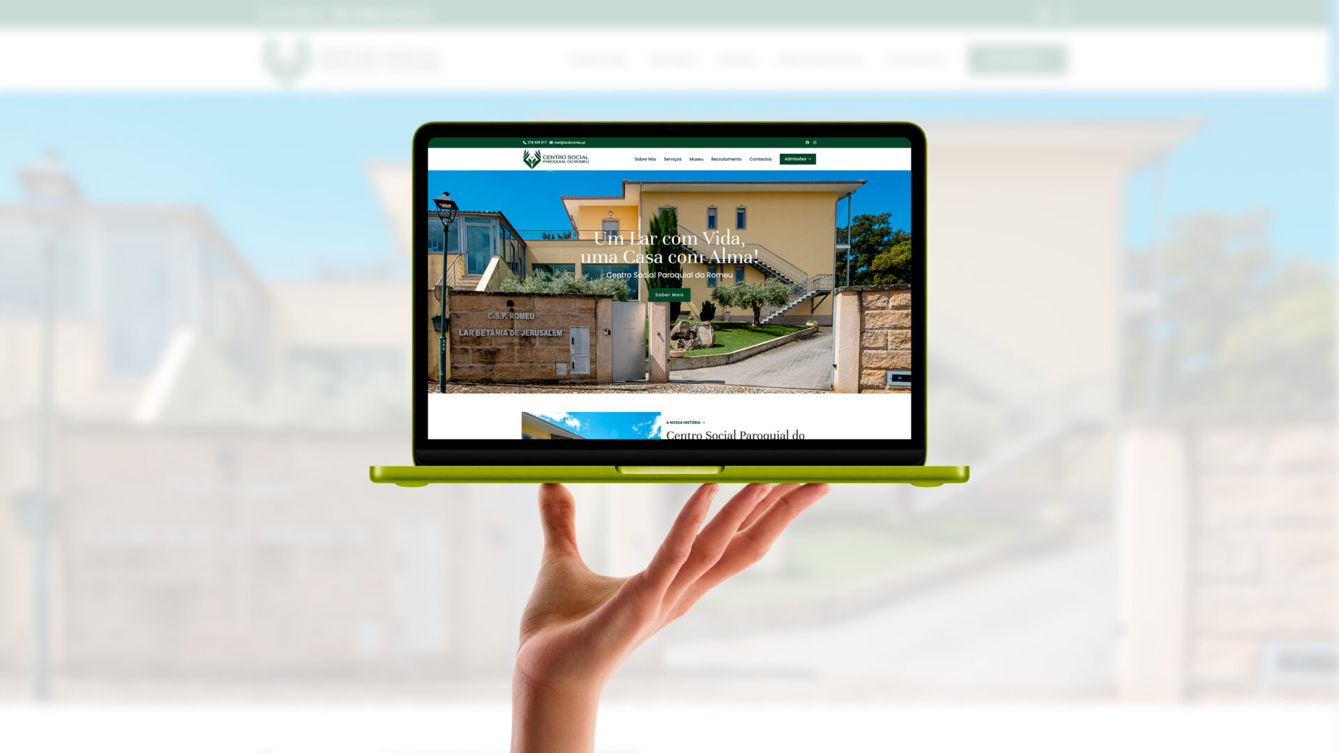 Website Lar do Romeu